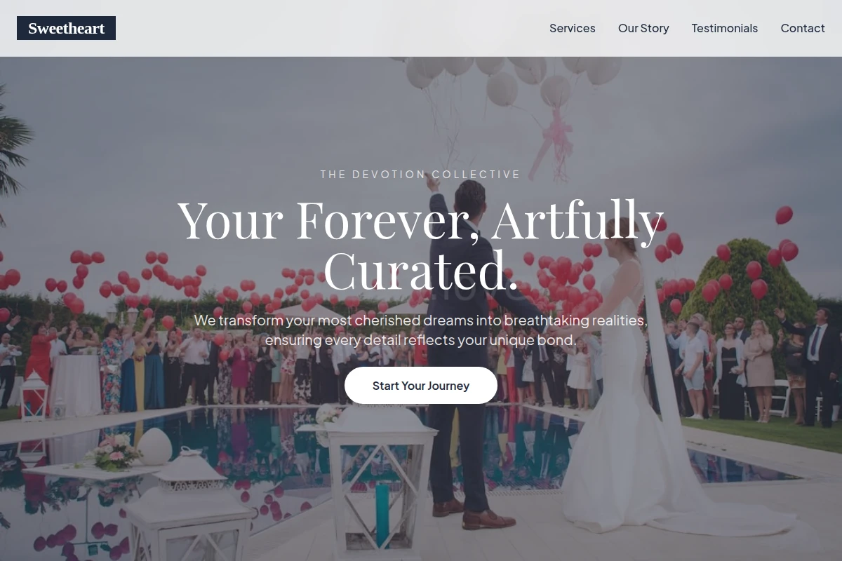 Sweetheart Wedding Planner